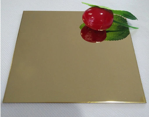 316 8K lustro Złota blacha ze stali nierdzewnej Dekoracyjna 1 mm SS Blacha walcowana na zimno